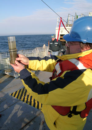 a sediment sample