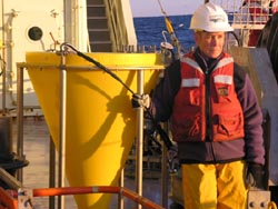 sediment trap on deck