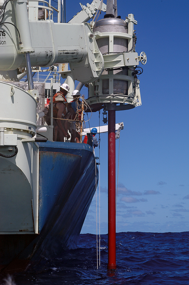 Long Core being deployed