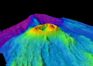 Fly Through Brothers Volcano
