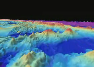 Fly Through the Kermadec Arc