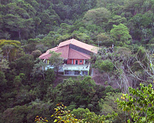 General view of lab from top of the island.