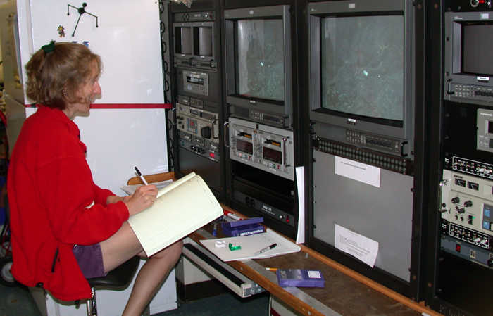 Stace Beaulieu in Atlantis lab