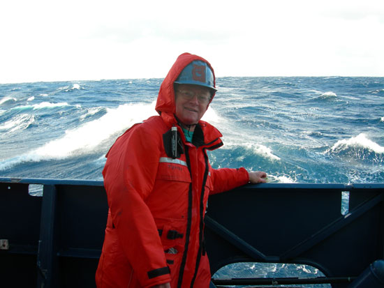 George Tupper on ship