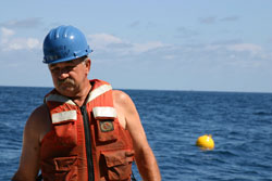 Scott Worrilow on ship