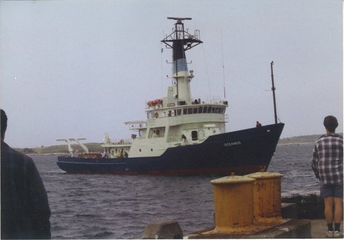 Oceanus Returning to WHOI after her Mid-Life Refit