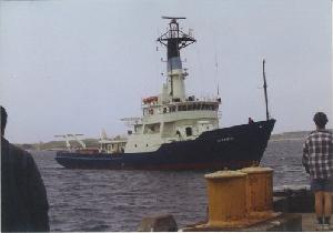 Oceanus Returning to WHOI after her Mid-Life Refit
