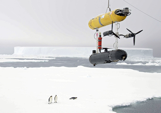 AUV SeaBED launches in Antarctica