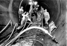 historic photo of empty water supply