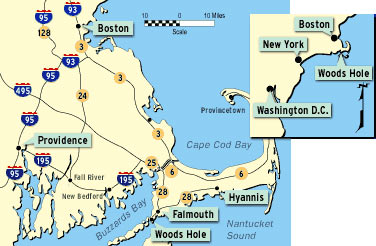 directions to woods hole