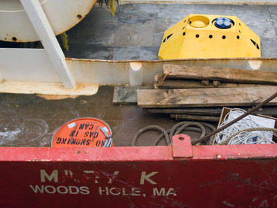 Henrique Franco, the skipper of the fishing vessel Mary K, calling to say that he had caught a large yellow object in his nets while fishing off Chatham on July 8