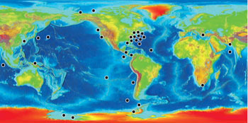 world map