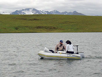 Geochemists found that photochemical reactions decomposed mercury in Arctic lakes. 
