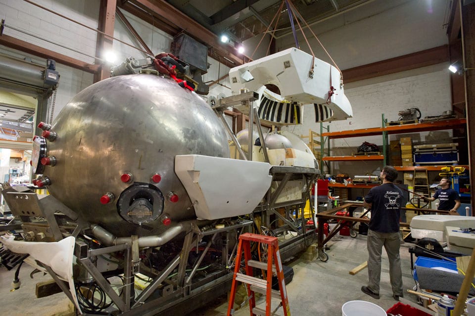 2011: Disassembly of old Alvin (Woods Hole Oceanographic Institution)