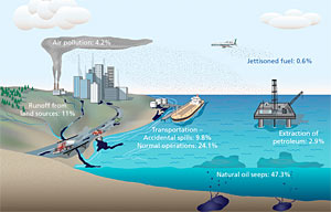 Sources of Oil in the Ocean