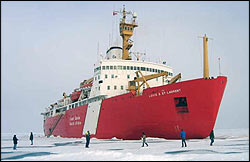 An excursion on the ice.