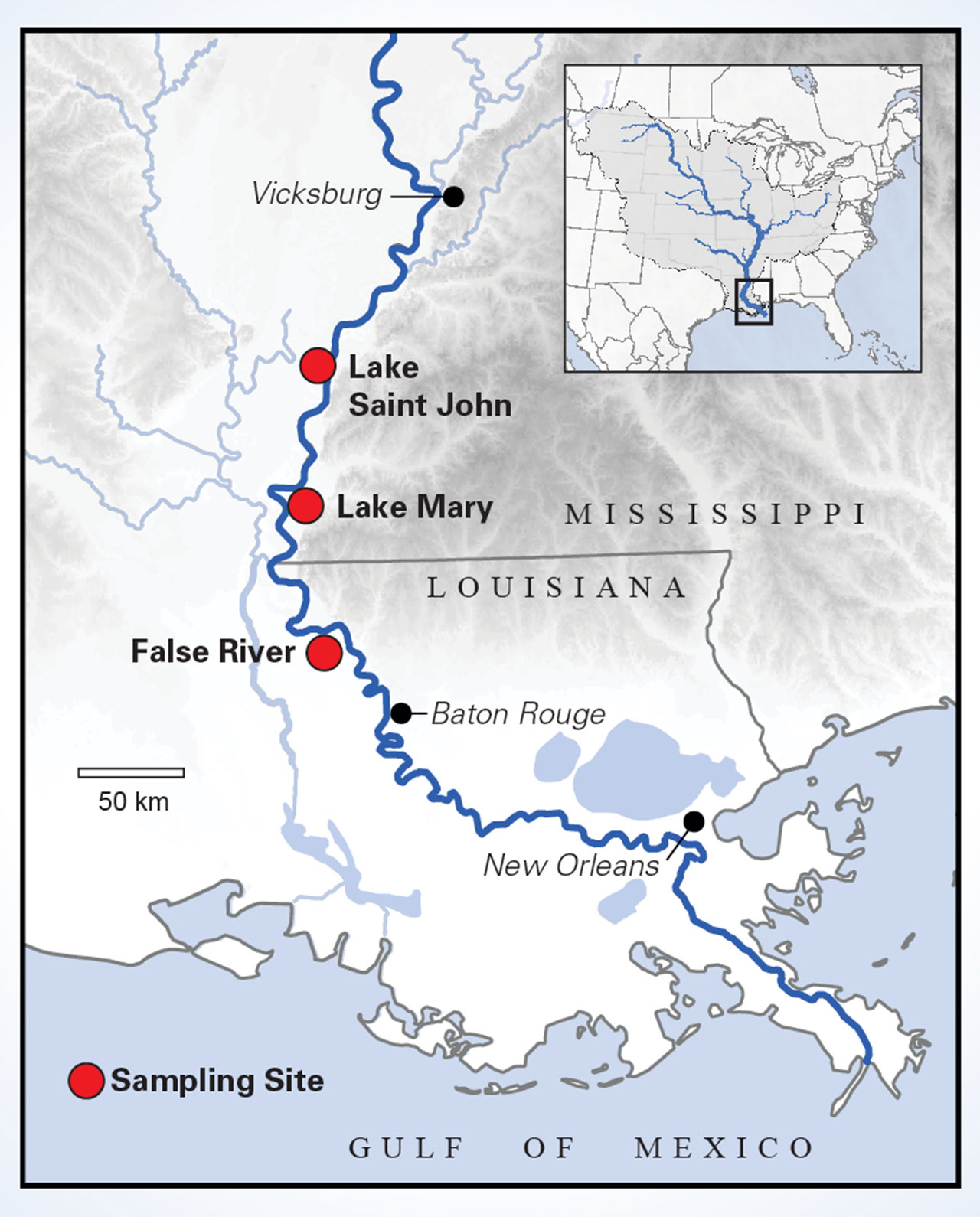 50 States Map With Mississippi - 18G0195 Mississippi River Map 1280 486913