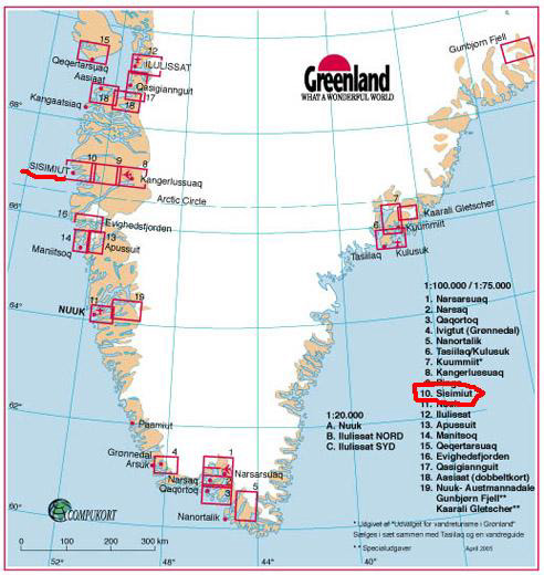 Sisimiut map