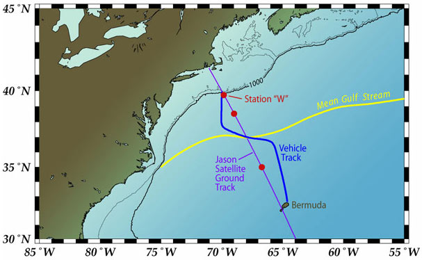 SPRAY MISSION ACROSS GULF STREAM