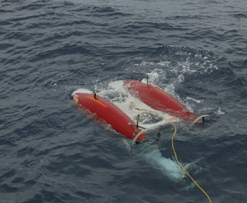 ABE begins descent to sea floor