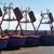 row of buoys during instrument burn-in