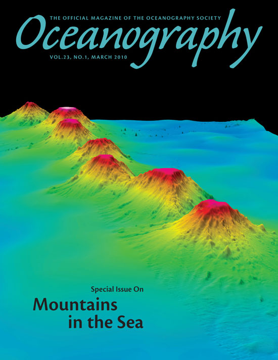 oceanography journal cover