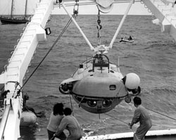 French submersible Cyana