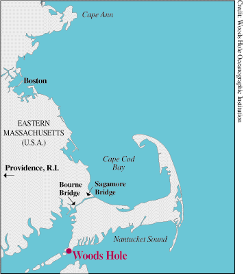 Map of Eastern Massachusetts