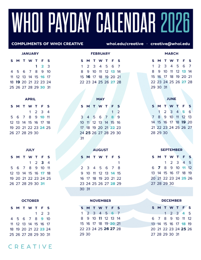 payroll calendar - click for PDF