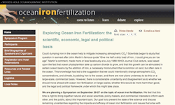 ocean fertilization