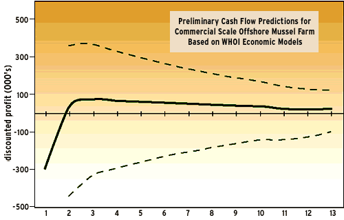 Cash Flow Predictions for Commercial Scale Offshore Mussel Farm