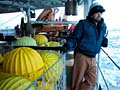 Dan Torres surveys the ice pack