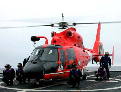 HH-65A Dolphin readies for launch