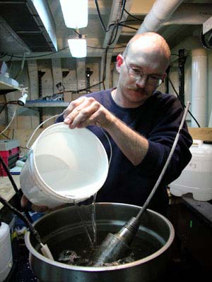 boiling the CTD termination to remove the old connecting metal