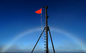 Fogbow & flag