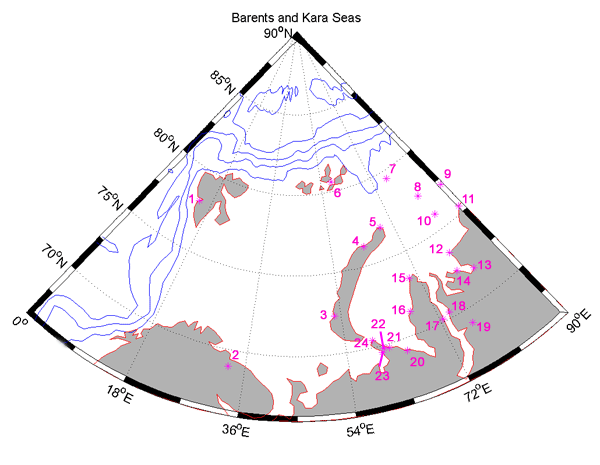 Barents and Kara Seas