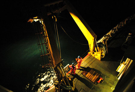 Night CTD operations