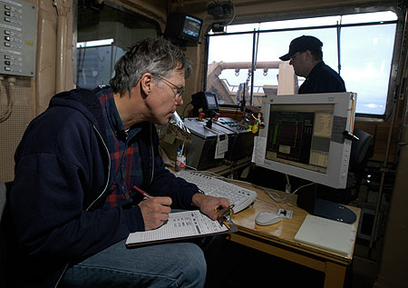 Tom writing