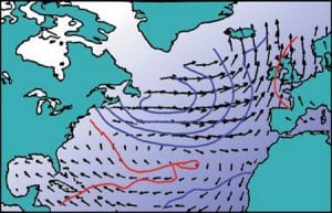A Century of North Atlantic Data Indicates Interdecadal Change