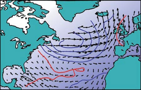 A Century of North Atlantic Data Indicates Interdecadal Change