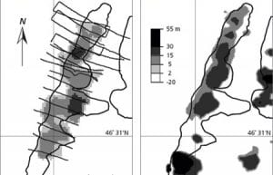 The Magnetic Thickness of a Recent Submarine Lava Flow