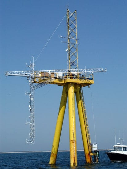 The Air Sea Interaction Tower is linked to the MVCO