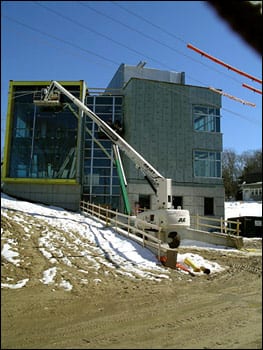 Biogeochemistry Building March 2005 west elevation