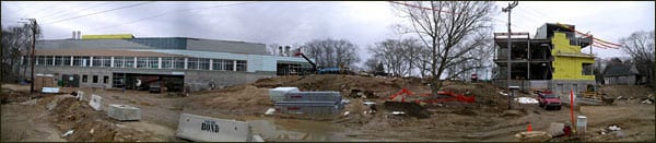 construction site, January 2005