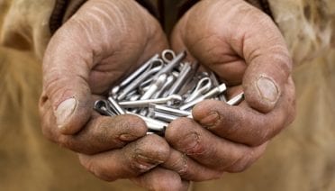 Sea work can be a handful