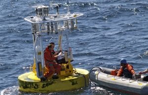 Measuring Raindrops in the Ocean