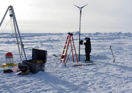 Wind Power on Ice