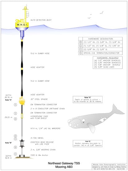 schematic of whale autodetection buoy