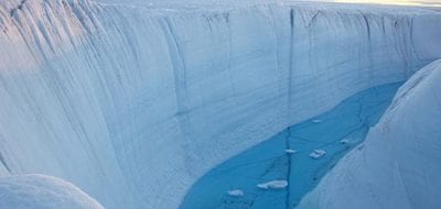 Crack! A Lake Atop Greenland Disappears