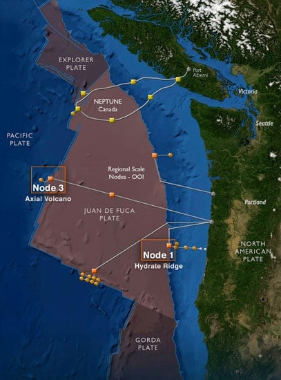 Regional science nodes for OOI